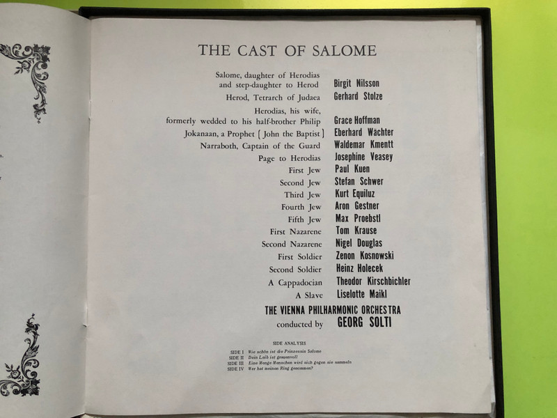 Strauss - Salome / Nilsson, Stolze, Wächter, Vienna Philharmonic, Solti / Decca 2x LP Stereo / SET 228/9