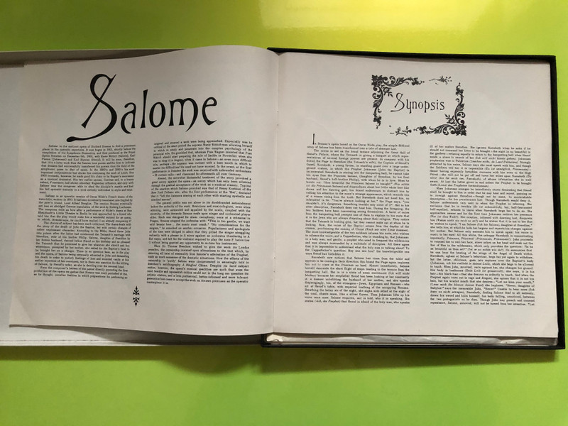 Strauss - Salome / Nilsson, Stolze, Wächter, Vienna Philharmonic, Solti / Decca 2x LP Stereo / SET 228/9