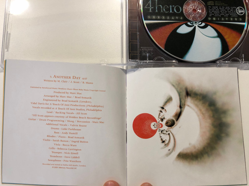 4 Hero – Creating Patterns / Talkin' Loud Audio CD 2001 / 5862122