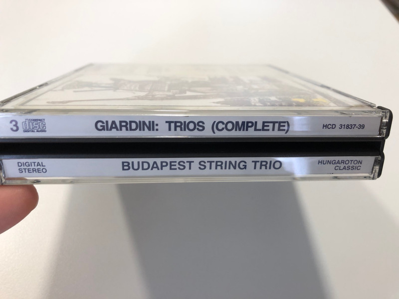 Felice Giardini: Trios Complete / Budapest String Trio / Hungaroton Classic 3x Audio CD 2000 Stereo / HCD 31837-39