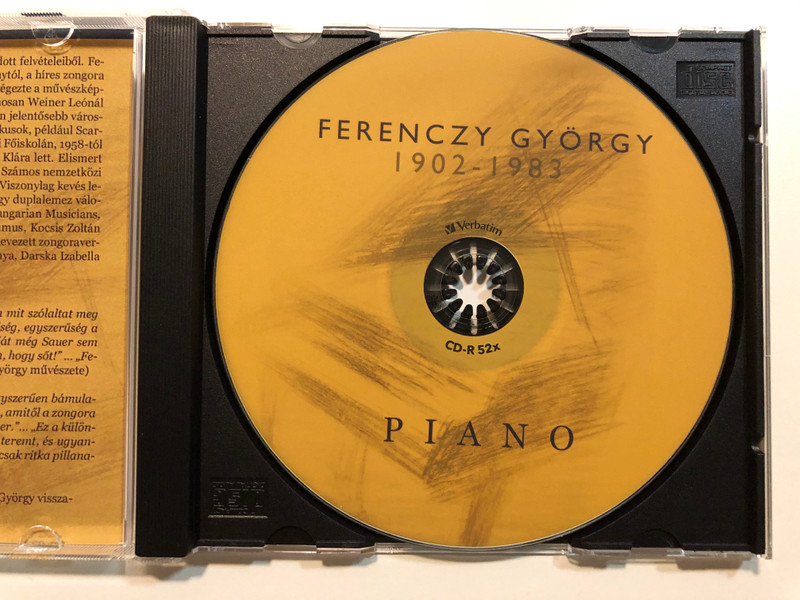 Ferenczy György (1902 - 1983) - Piano / Audio CD / CD-R 52x