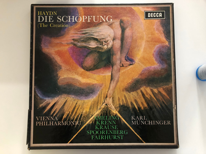 Haydn - Die Schöpfung (The Creation) / Vienna Philharmonic, Ameling, Krenn, Krause, Spoorenberg, Fairhurst, Karl Münchinger / Decca 2x LP 1967 Stereo / SET 362-3
