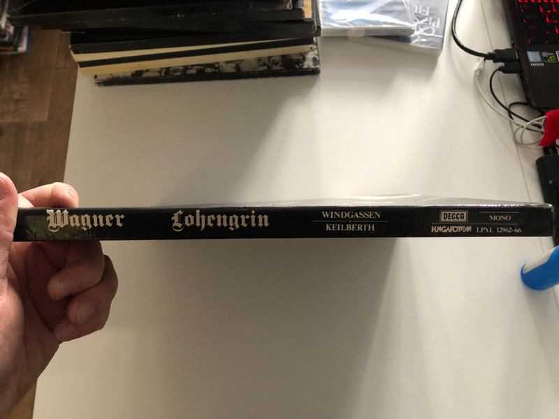 Wagner - Lohengrin / Wolfgang Windgassen, Astrid Varnay, Josef Greindl, Eleanor Steber, Hermann Uhde, Joseph Keilberth / Hungaroton 5x LP Mono / LPXL 12962-66