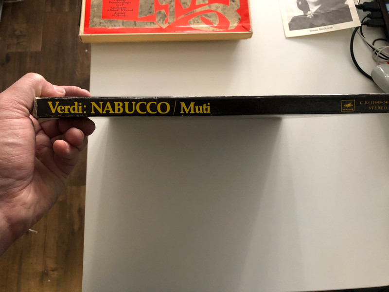 Verdi - Nabucco / Renata Scotto, Nicolai Ghiaurov, Matteo Manuguerra, Jelena Obrazcova, Veriano Luchetti / Philharmonia Zenekar, Riccardo Muti / Мелодия 3x LP Stereo / C 10-11649-54