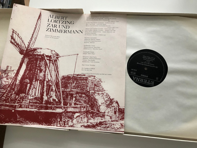 Zar Und Zimmermann - Lortzing / ETERNA 3x LP Stereo / 8 25 597 - 599