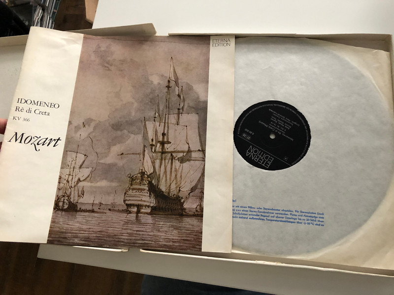 Idomeneo Rè Di Creta KV 366 - Mozart / ETERNA Edition / ETERNA 4x LP Stereo / 8 26 261-264