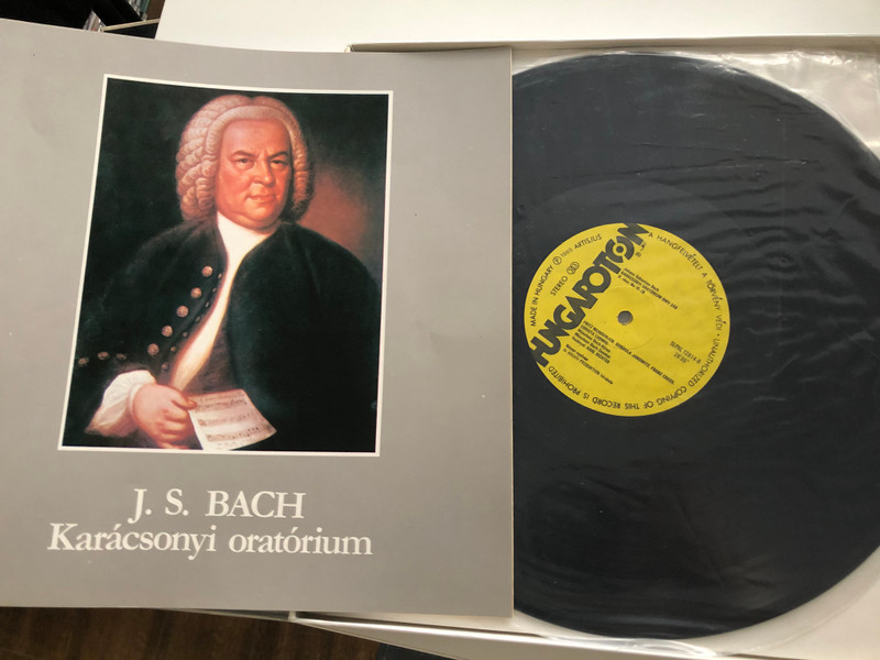 J.S. Bach - Karácsonyi Oratórium / Gundula Janowitz, Christa Ludwig, Fritz Wunderlich, Franz Crass, Maurice André, Karl Richter / Hungaroton 3x LP 1965 Stereo / SLPXL 12814-16