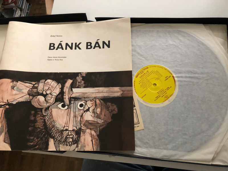 Erkel Ferenc – Bánk Bán / Simándy József, Ágay Karola, Komlóssy Erzsébet, Réti József, Faragó András, Melis György, Palócz László / Ferencsik János / Opera In Three Acts / Hungaroton 3x LP Stereo / SLPX 11376-78