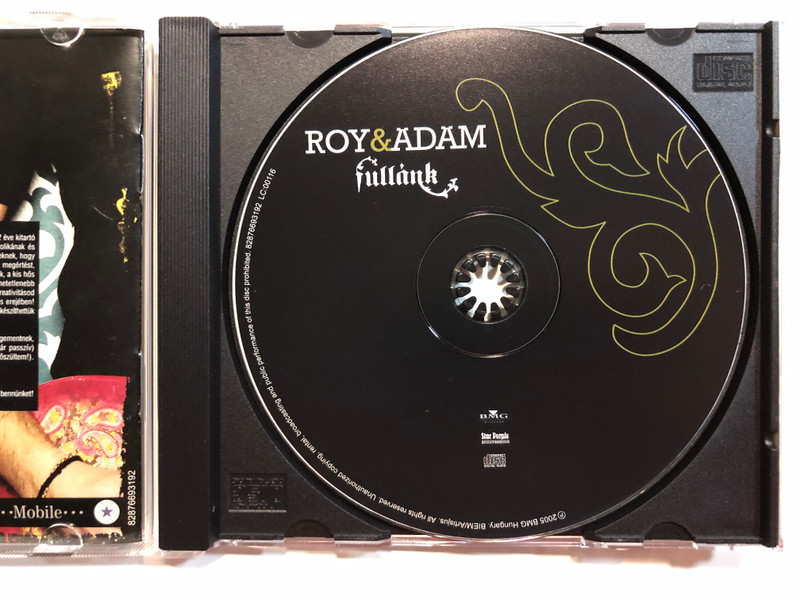 Roy&Ádám – Fullánk / BMG Hungary Audio CD 2005 / 82876693192