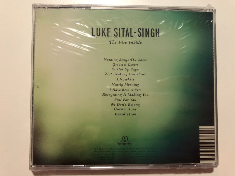 Luke Sital-Singh – The Fire Inside / Parlophone Audio CD 2014 / 825646258895