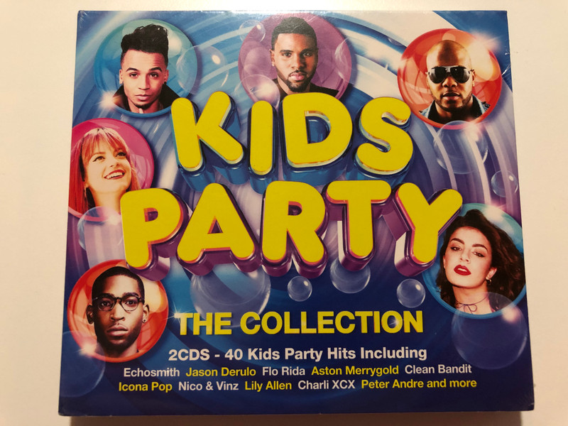 Kids Party - The Collection / 2CDs - 40 Kids Party Hits Including: Echosmith, Jason Derulo, Flo Rida, Aston Merrygold, Clean Bandit, Icona Pop, Nico & Vinz, Lily Allen, Charli XCX, Peter Andre and more / Rhino UK 2x Audio CD 2015 / 0825646012312