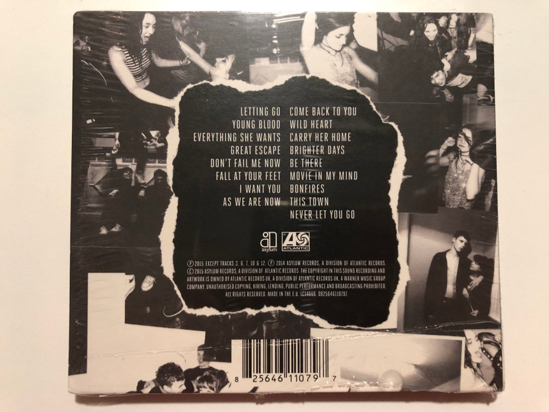 Saint Raymond – Young Blood / The Debut Album Featuring: I Want You, Everything She Wants & Young Blood / Deluxe Edition Includes 5 Bonus Tracks / Asylum Records Audio CD 2015 / 0825646110797