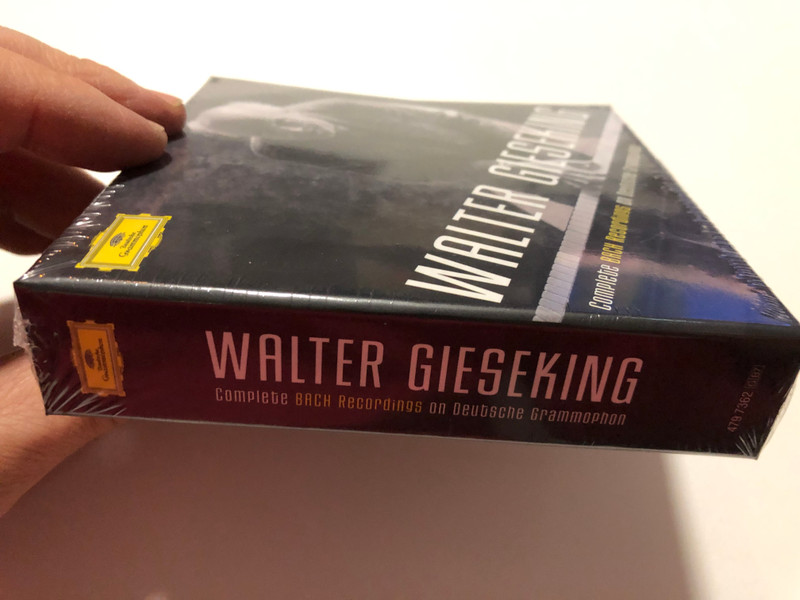 Walter Gieseking – Complete Bach Recordings On Deutsche Grammophon / Deutsche Grammophon 7x Audio CD 2017 Mono, Box Set / 00289 479 7362