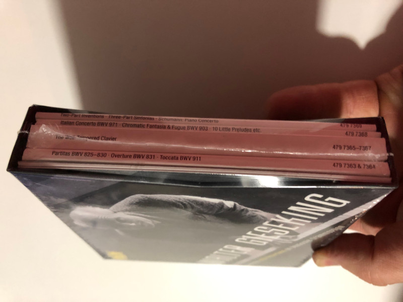 Walter Gieseking – Complete Bach Recordings On Deutsche Grammophon / Deutsche Grammophon 7x Audio CD 2017 Mono, Box Set / 00289 479 7362