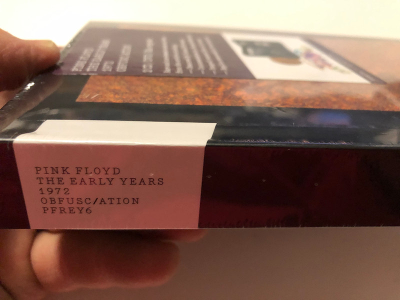 Pink Floyd – The Early Years 1972 Obfusc/ation / Pink Floyd Records 2x Audio CD + DVD + Blu-ray 2016 / PFREY6