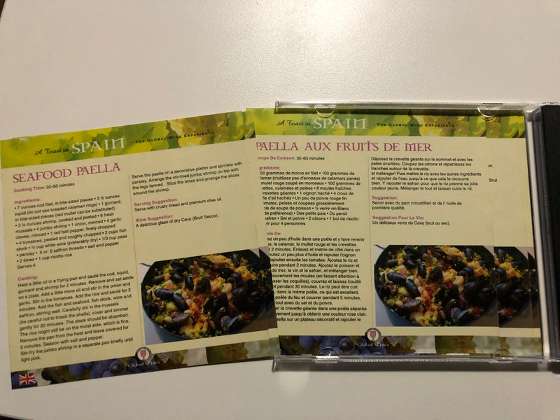 A Goast to Spain - The Global Wine Experience / Global Wines / Audio CD 2009 / GF011