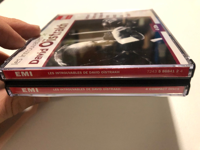 Les Introuvables de David Oïstrakh / Beethoven, Szymanowsky, Chostakovitch, Franck, Mozart, Lalo, Taneiev / EMI Music France 4x Audio CD 2005 Mono / 724358684124