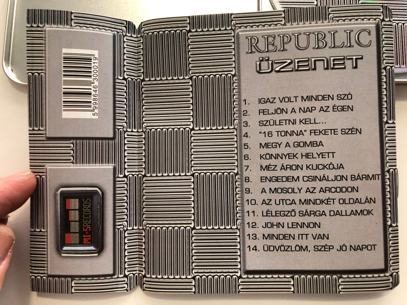Republic – Üzenet / MI-5 Records Audio CD 1998 / REP 001