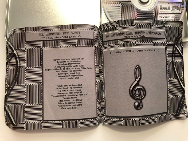 Republic – Üzenet / MI-5 Records Audio CD 1998 / REP 001