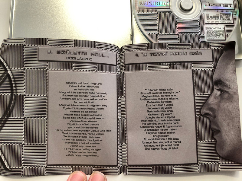 Republic – Üzenet / MI-5 Records Audio CD 1998 / REP 001