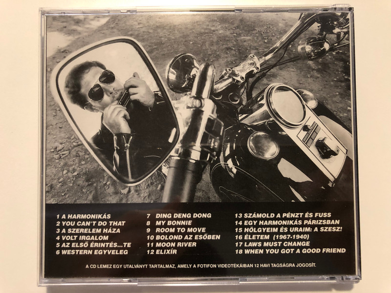 Bacsek Harmonika István, Featuring: Auguszt Bárió / John Mayall - Room To Move, Western Egyveleg, Beatles - You Can't Do That / MES Kiadó Audio CD 1993 / MES 13