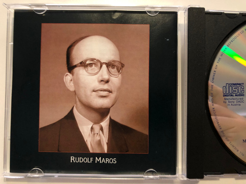 Rudolf Maros - Cinque studi, Trio, Consort, Suite for Harp, Notices, Musica leggiera, Fragment / Hungaroton Classic Audio CD 2001 Mono, Stereo / HCD 31984