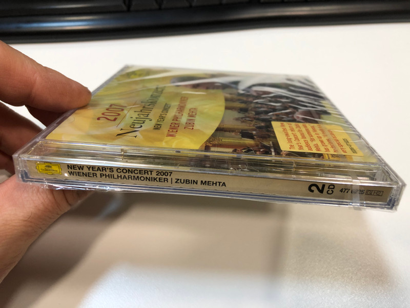 Neujahrskonzert 2007 - New Year's Concert / Wiener Philharmoniker, Zubin Mehta / Deutsche Grammophon 2x Audio CD 2007 / 477 6225