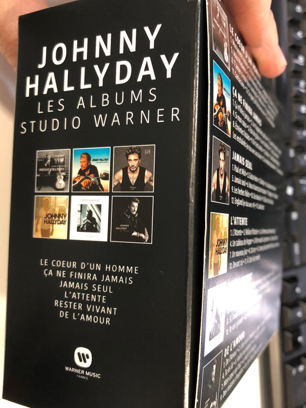 Johnny Hallyday - Les Albums Studio Warner / Warner Music 6x Audio CD 2018 / 0190295641795