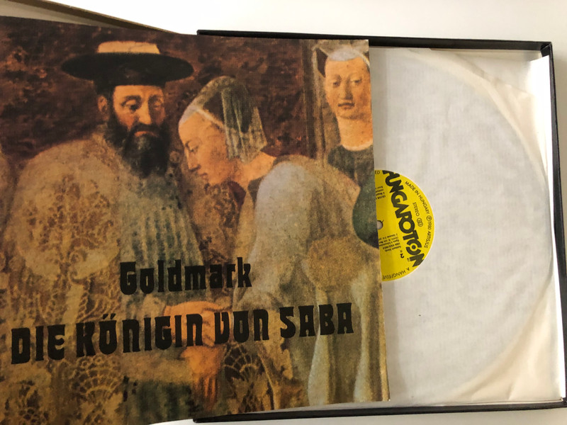 Goldmark: Die Königin von Saba / Takács, Jerusalem, Kincses / Sólyom Nagy, Gregor, Kalmár, Ádám Fischer / Hungaroton 4x LP 1980 Stereo / SLPX 12179-82