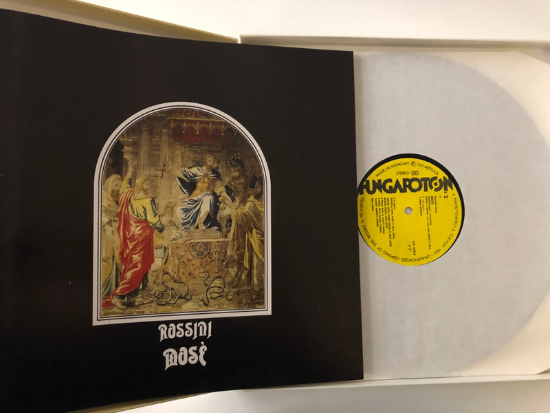 Rossini - Mosè / Magda Kalmár, József Gregor, Janos B. Nagy, Julia Hamari, Sándor Sólyom Nagy, Lamberto Gardelli / Hungaroton 3x LP 1981 Stereo / SLPX 12290-92