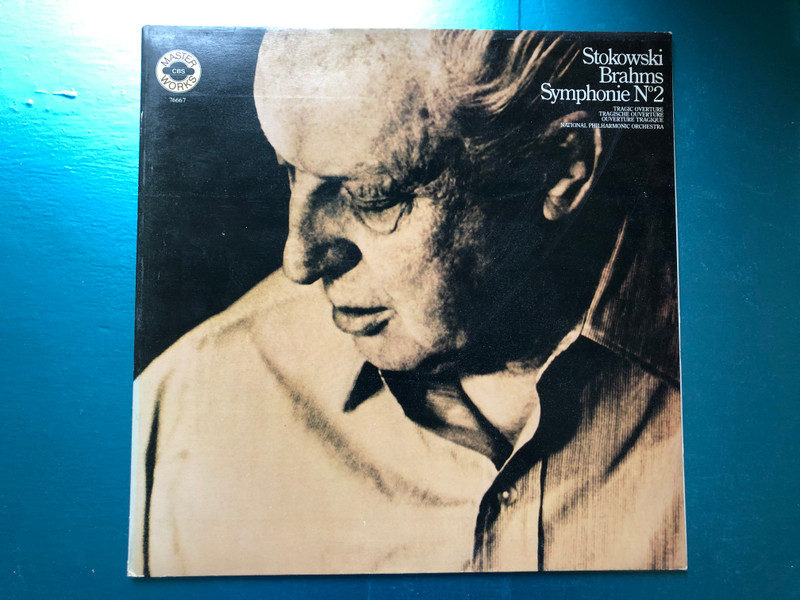 Stokowski - Brahms: Symphonie No. 2; Tragic Overture / National Philharmonic Orchestra / CBS Masterworks LP 1978 / 76667