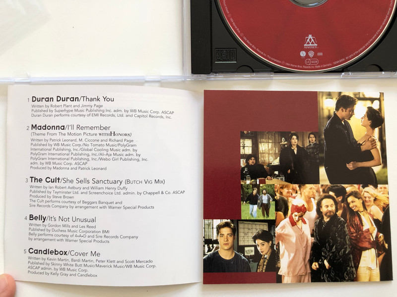 With Honors (Music From The Motion Picture Soundtrack) / Maverick Audio CD 1994 / 9362-45549-2
