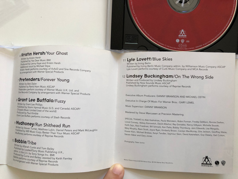 With Honors (Music From The Motion Picture Soundtrack) / Maverick Audio CD 1994 / 9362-45549-2