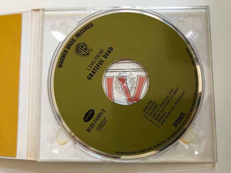 Grateful Dead – Live/Dead / Rhino Records Audio CD HDCD 2003 Stereo / 8122-74395-2