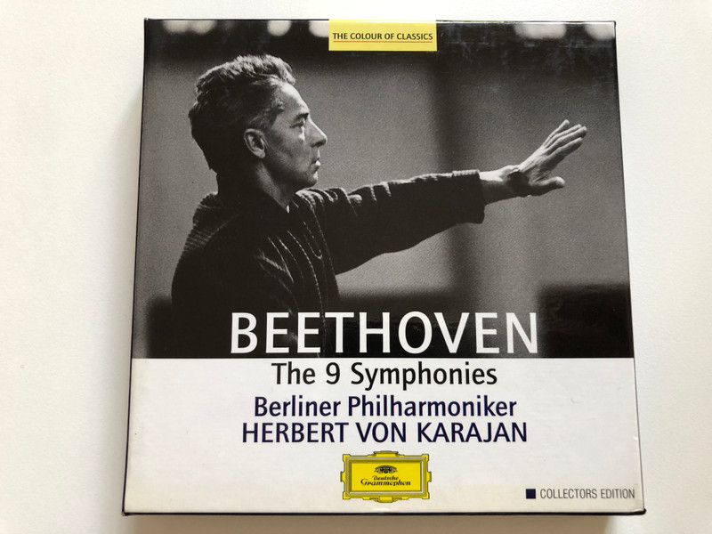 Beethoven: The 9 Symphonies / Berliner Philharmoniker, Herbert von Karajan / Collectors Edition / The Colour Of Classics / Deutsche Grammophon 5x Audio CD Stereo, Box Set / 463 088-2