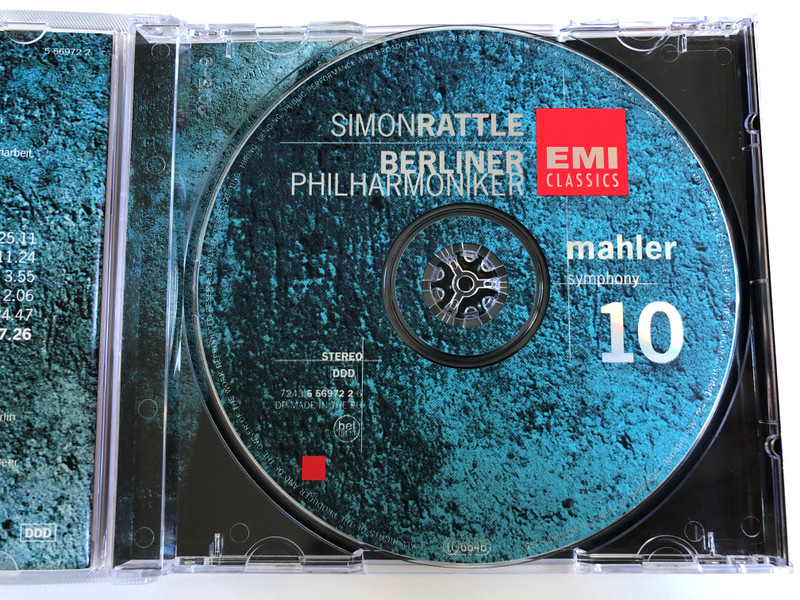 Mahler - Symphony 10 / Berliner Philharmoniker, Simon Rattle / EMI Classics Audio CD 2000 Stereo / 724355697226