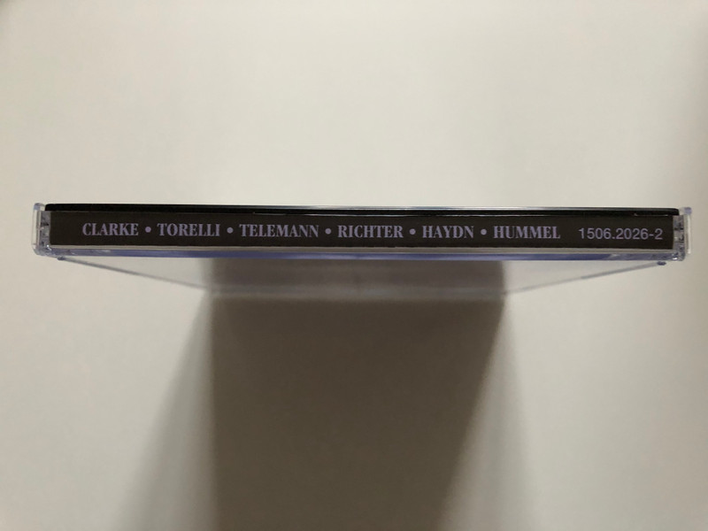 Classica D'Oro / Brilliante Trompetenkonzerte - Brilliant Trumpet Concerts / Clarke, Torelli, Telemann, Haydn, Richter, Hummel / Rolf Quinque - trumpet / Selected Sound Carrier AG Audio CD 1994 / 1506.2026-2