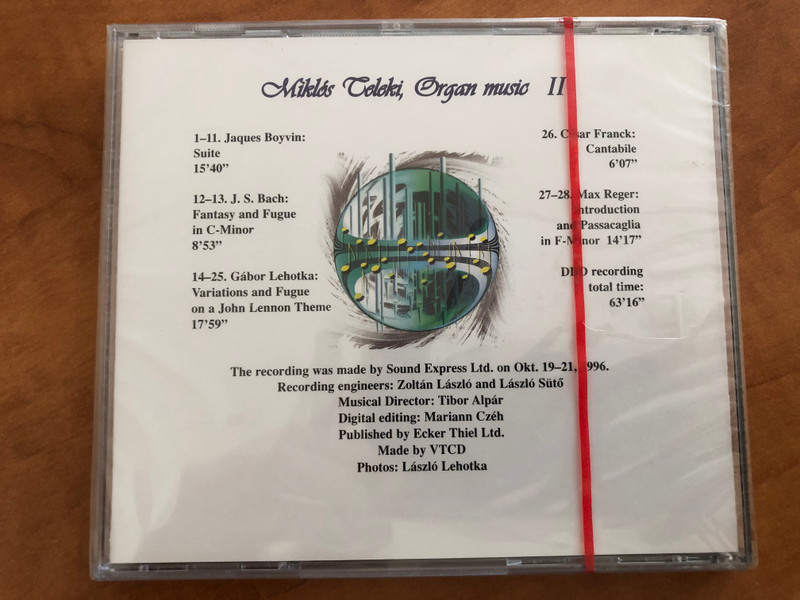 Miklos Teleki - Organ Music II. / Audio CD 1996