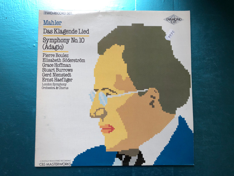 Mahler - Das Klagende Lied, Symphony No. 10 (Adagio) / Pierre Boulez, Elizabeth Soederstroem, Grace Hoffman, Stuart Burrows, Gerd Nienstedt, Ernst Haefliger / London Symphony Chorus / Diamond Cut 2x LP 1985 / DC 40155