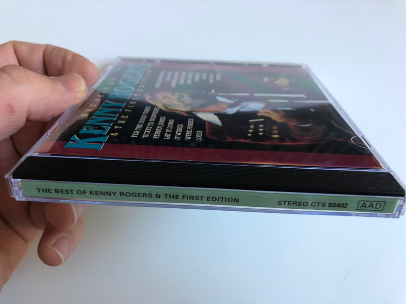 The Best Of Kenny Rogers & The First Edition / For The Good Times, Ticket To Nowhere, Reuben James, Lay It Down, If Wishes Were Horses, Loser, Once Again She's All Alone / Country Stars Audio CD 1989 Stereo / CTS 55402