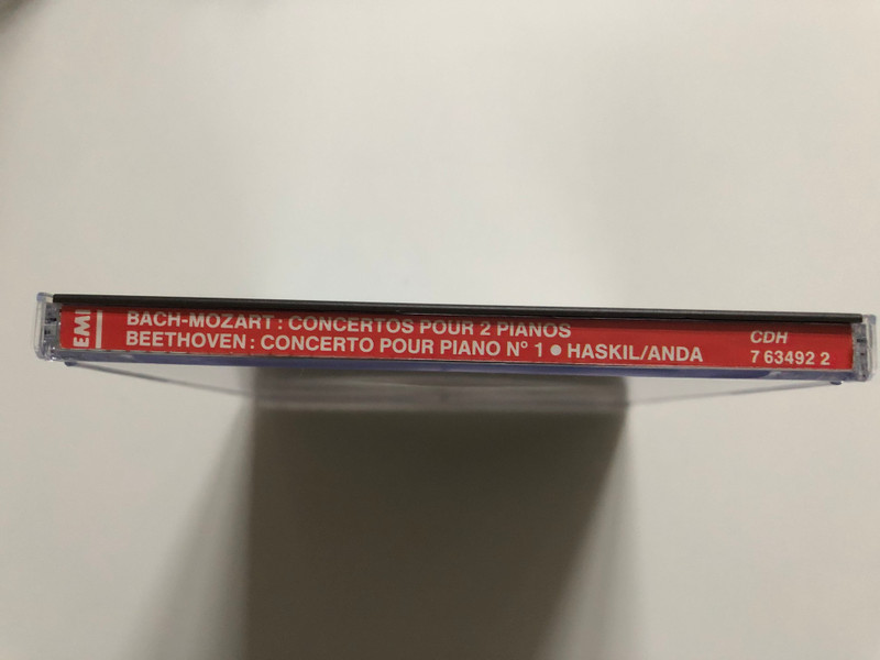 Bach, Mozart: Concertos for 2 pianos / Beethoven: Piano Concerto No. 1 in C major / Clara Haskil, Geza Anda, Philharmonia Orchestra, Alceo Galliera / EMI Audio CD 1990 Stereo, Mono / CDH 7 63492 2