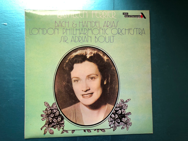 Kathleen Ferrier - Bach & Handel Arias / London Philharmonic Orchestra, Sir Adrian Boult / Ace Of Diamonds LP Stereo / SDD 286