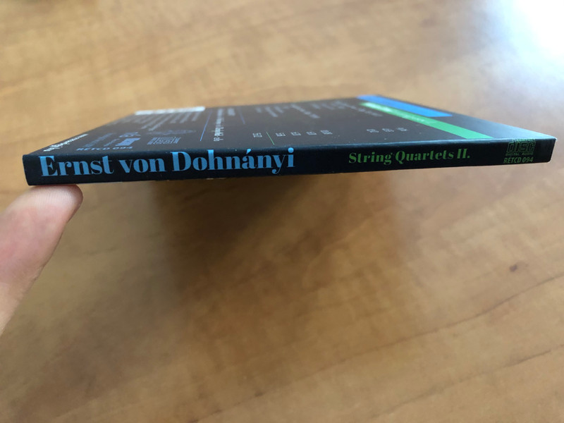 Rondo Quartet - Ernst von Dohnanyi: String Quartets II. - Dohnanyi Erno: Vonosnegyesek II. / Rózsavölgyi És Társa Audio CD 2019 / RÉTCD 094