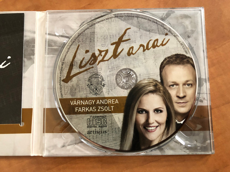 Várnagy Andrea, Farkas Zsolt - Liszt Arcai (zongora negykezes) / Rózsavölgyi És Társa Audio CD 2014 / RÉTCD 080