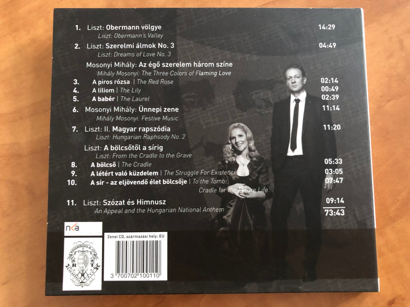 Várnagy Andrea, Farkas Zsolt - Liszt Arcai (zongora negykezes) / Rózsavölgyi És Társa Audio CD 2014 / RÉTCD 080