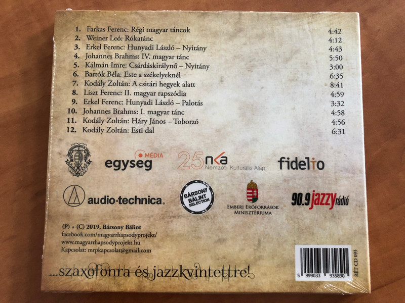 Magyar Rhapsody Projekt - Nagy magyar klasszikusok ahogy meg sosem... / Rózsavölgyi És Társa Audio CD 2019 / RÉT CD 093