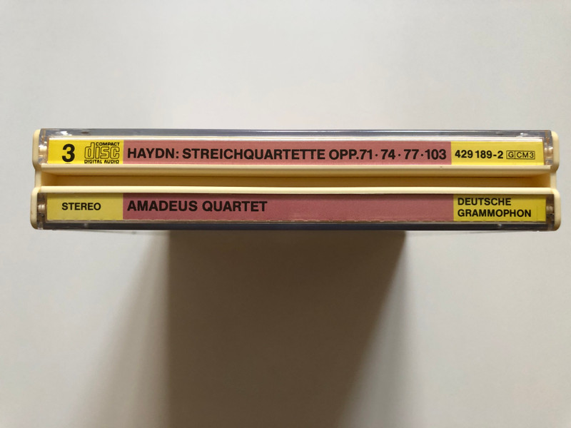 Joseph Haydn: Streichquartette Op.71, 74, 77, 103 / String Quartets = Quatuors A Cordes - Amadeus Quartet / Deutsche Grammophon 3x Audio CD Stereo / 429 189-2