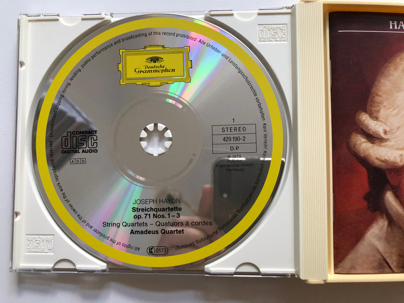 Joseph Haydn: Streichquartette Op.71, 74, 77, 103 / String Quartets = Quatuors A Cordes - Amadeus Quartet / Deutsche Grammophon 3x Audio CD Stereo / 429 189-2