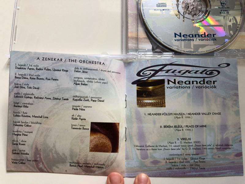 Fugato Orchestra – Neander Variations/Variációk / Periferic Records Audio CD 2004 / BGCD 121