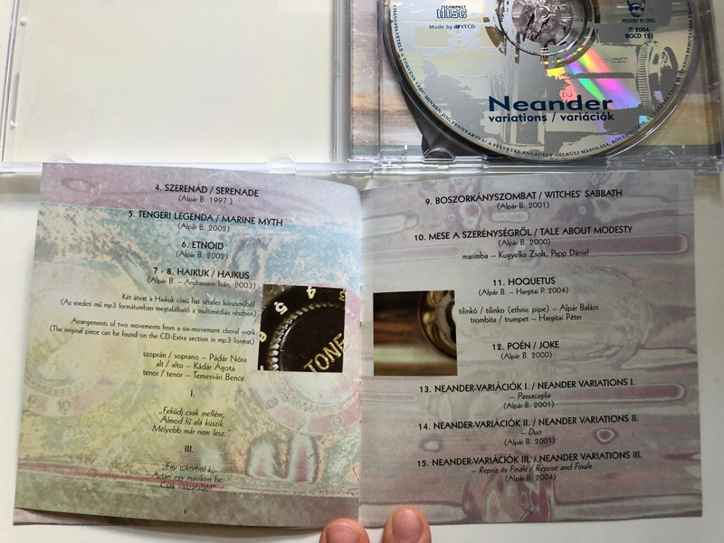 Fugato Orchestra – Neander Variations/Variációk / Periferic Records Audio CD 2004 / BGCD 121